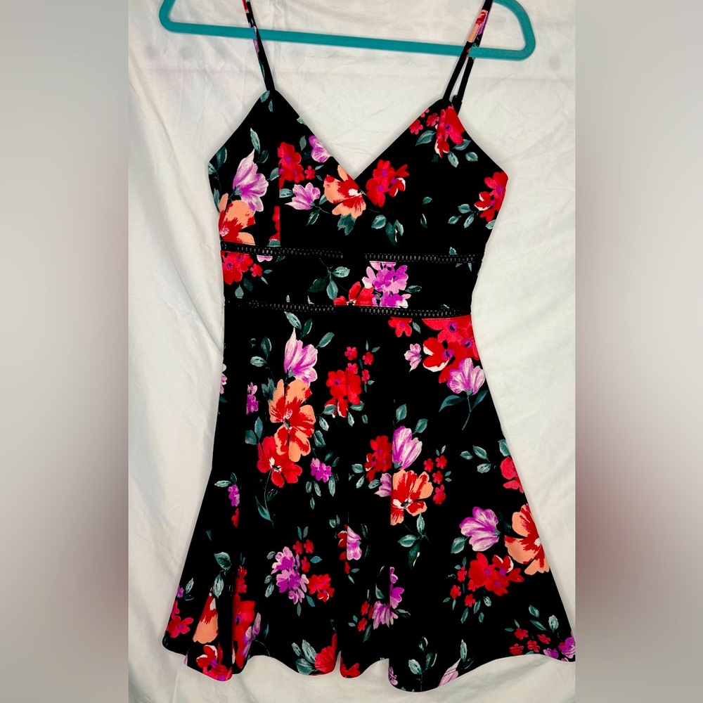Floral Spaghetti Strap Dress
